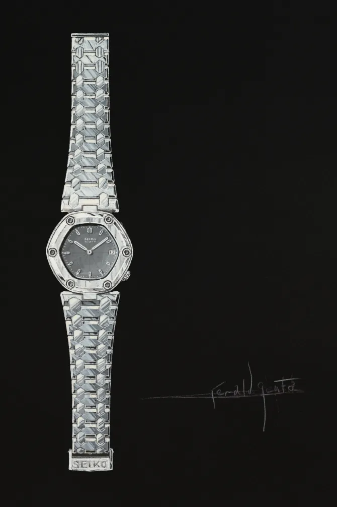 Photo of Faithful to Genta’s original sketch and made with the latest watchmaking skills and technologies