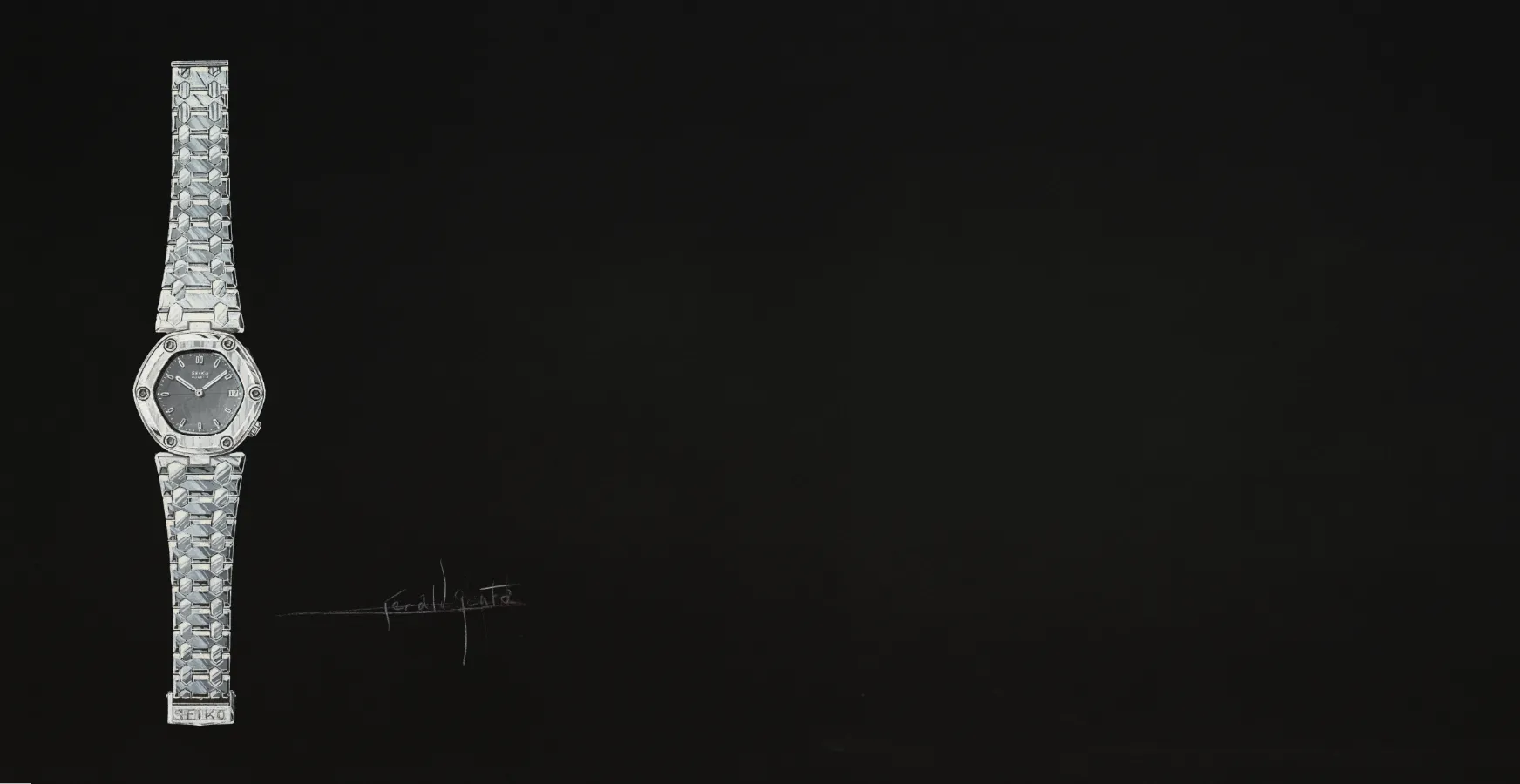 写真：ジェンタ氏の手描きスケッチにオマージュを捧げ、オリジナルモデルから進化を遂げたデザイン