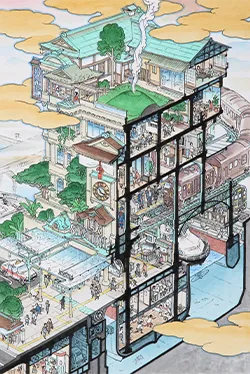 写真：九州鐵道驛中驛外圖